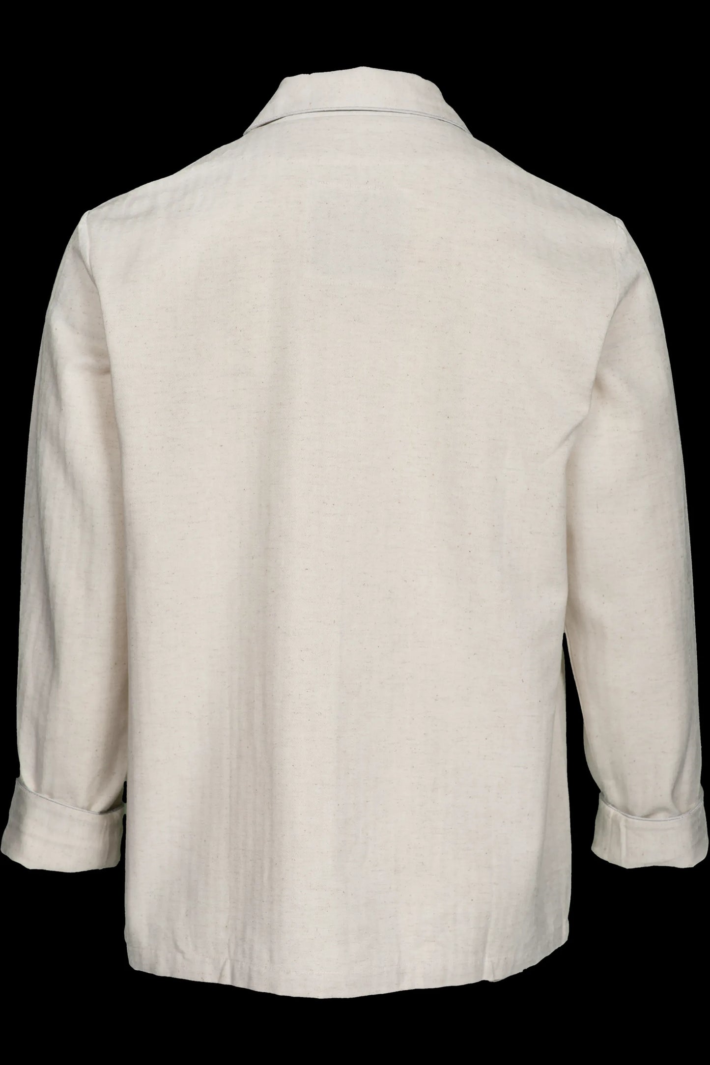 HUSSAR-JACKET NATURAL with natural braiding 100% COTTON Herringbone-Thick