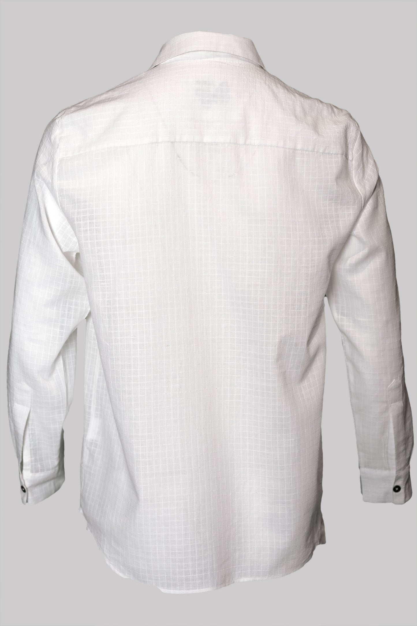 OFFICE-SHIRT WHITE 100% COTTON fine-𝒽𝒶𝓃𝒹-weave