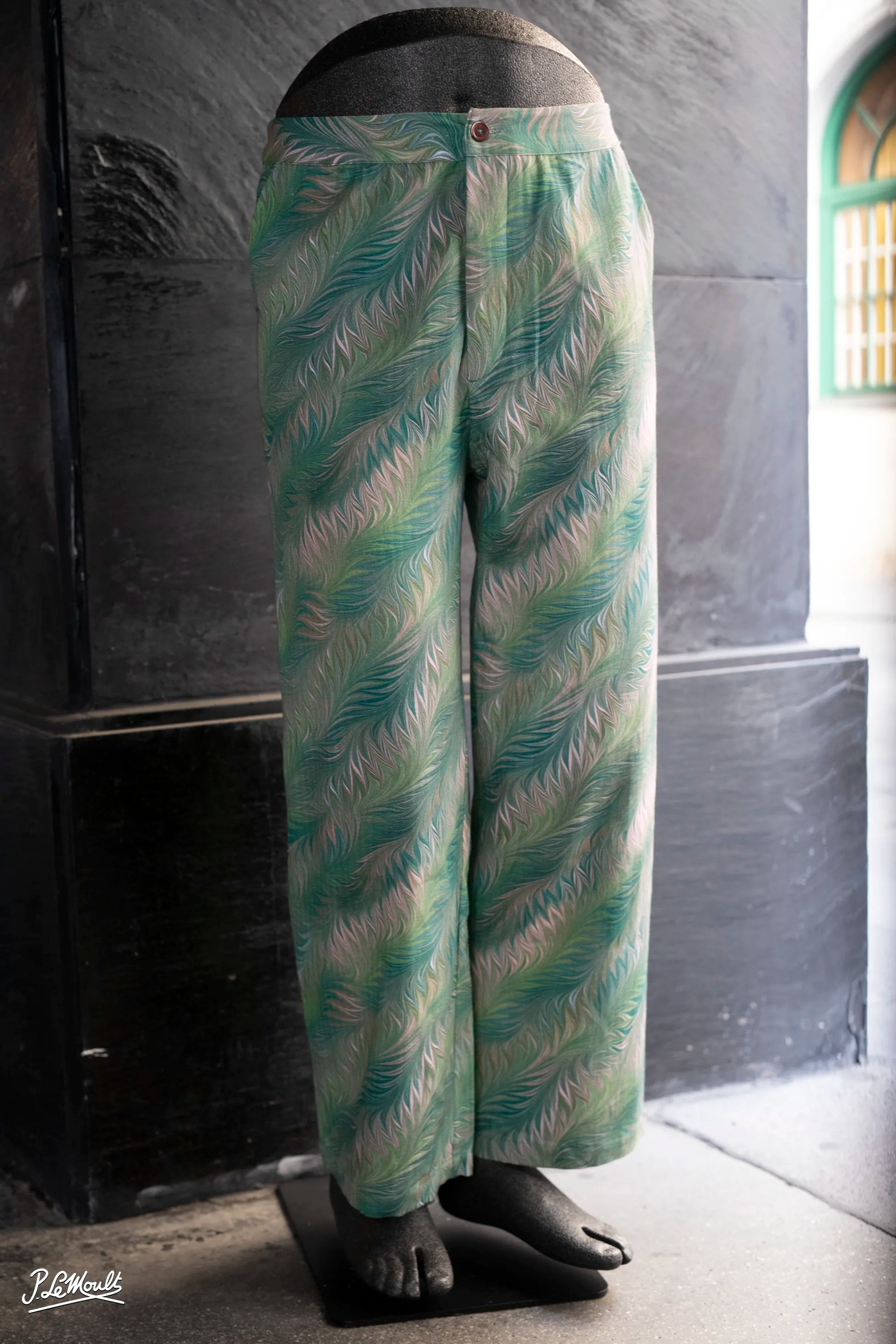 9164_HIGH-WAIST-TROUSERS_GREENᴹᴬᴿᴮᴸᴱᴰ