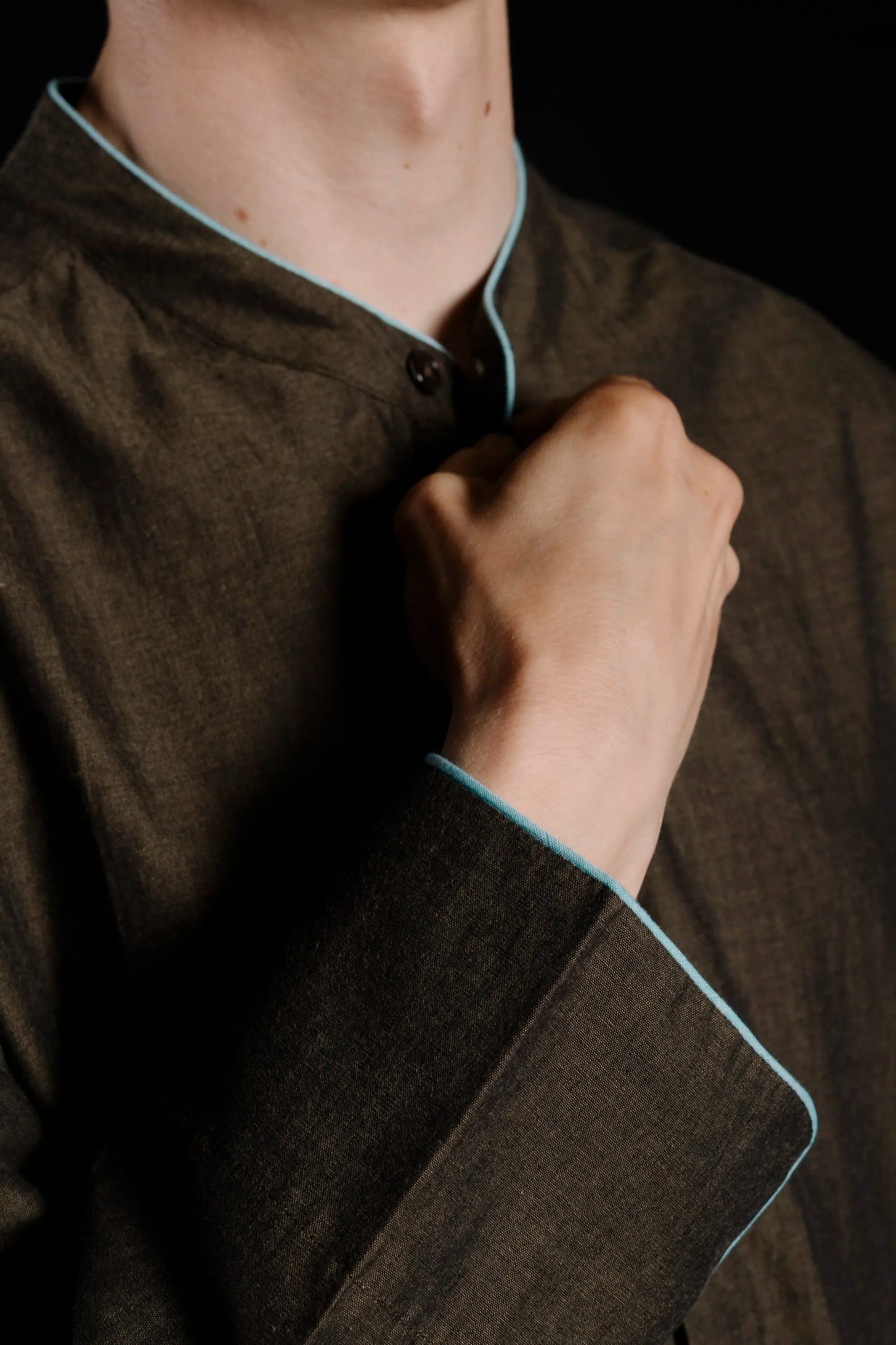 9238_GRANDDAD-LONGSHIRT_CHOCOLATE-Tan-turquoise