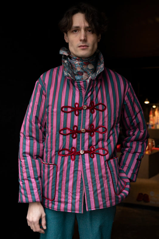 9206_HUSSAR-JACKET_PINK-Petrol-petrolᶠˡᵒʳᵃˡ-burgundy