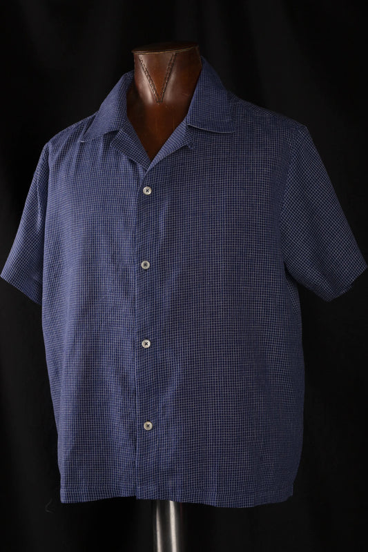 9184_CAYENNE-COLLAR-SHIRT-SHORT-SLEEVED_NAVY-White