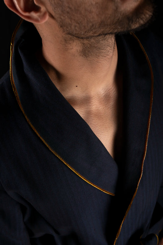 9130_DRESSING-GOWN-KNEELENGTH_NAVY-Gold