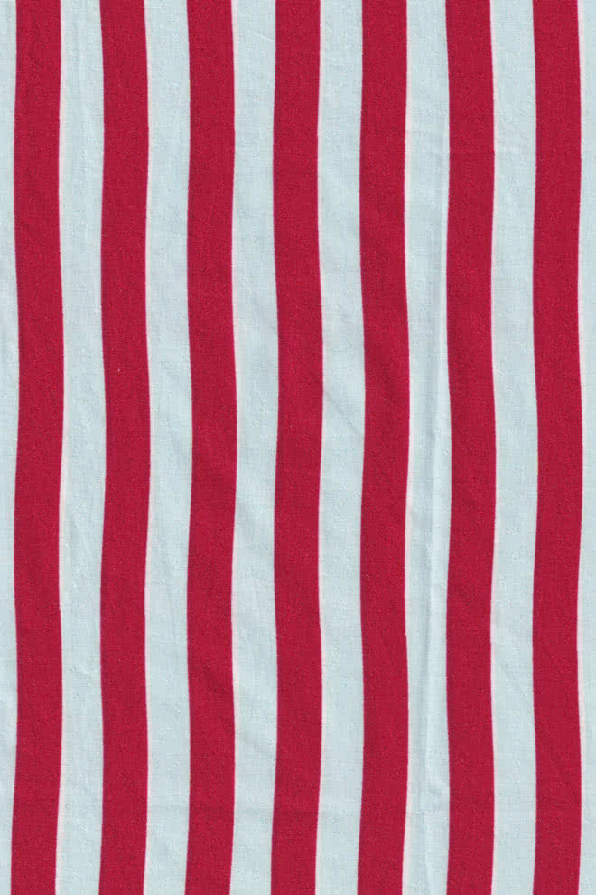 Popeline Broad-Waves RED-Sky