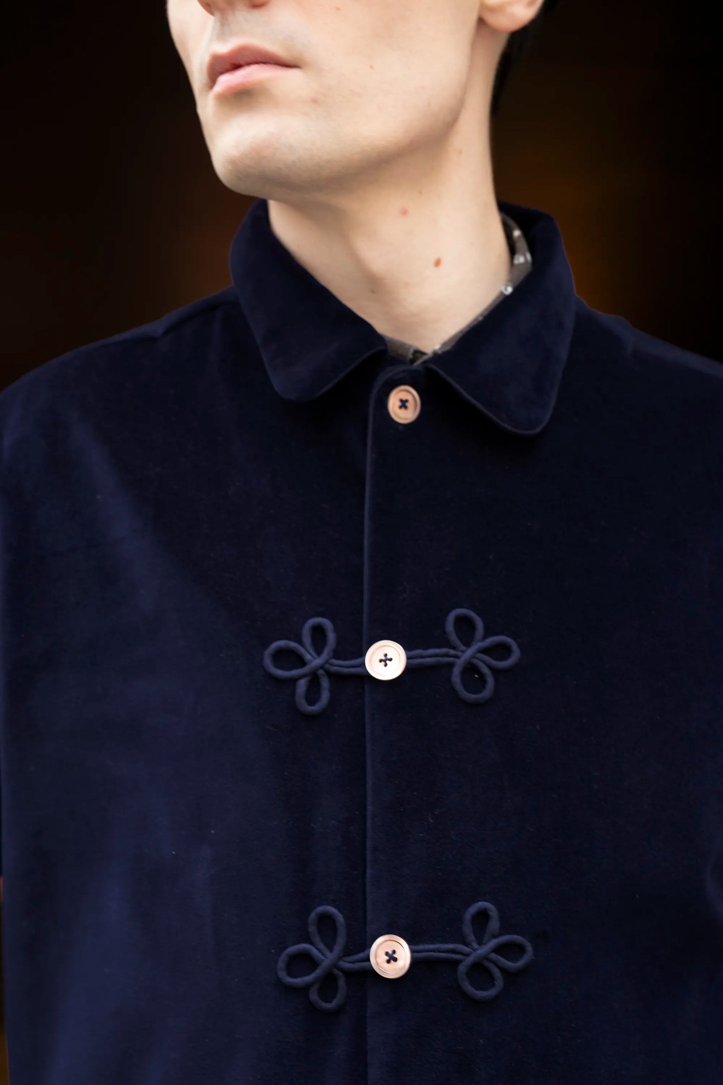 HUSSAR-JACKET VELVETNAVY-Velvetnavy ₉₀₉₂