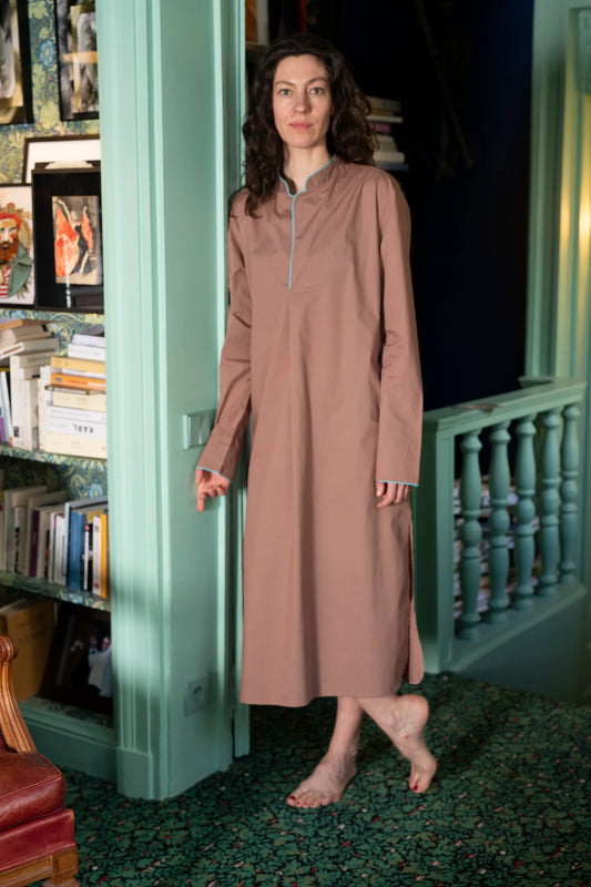 9219_LONG-NIGHT-SHIRT_BROWN-Turquoise
