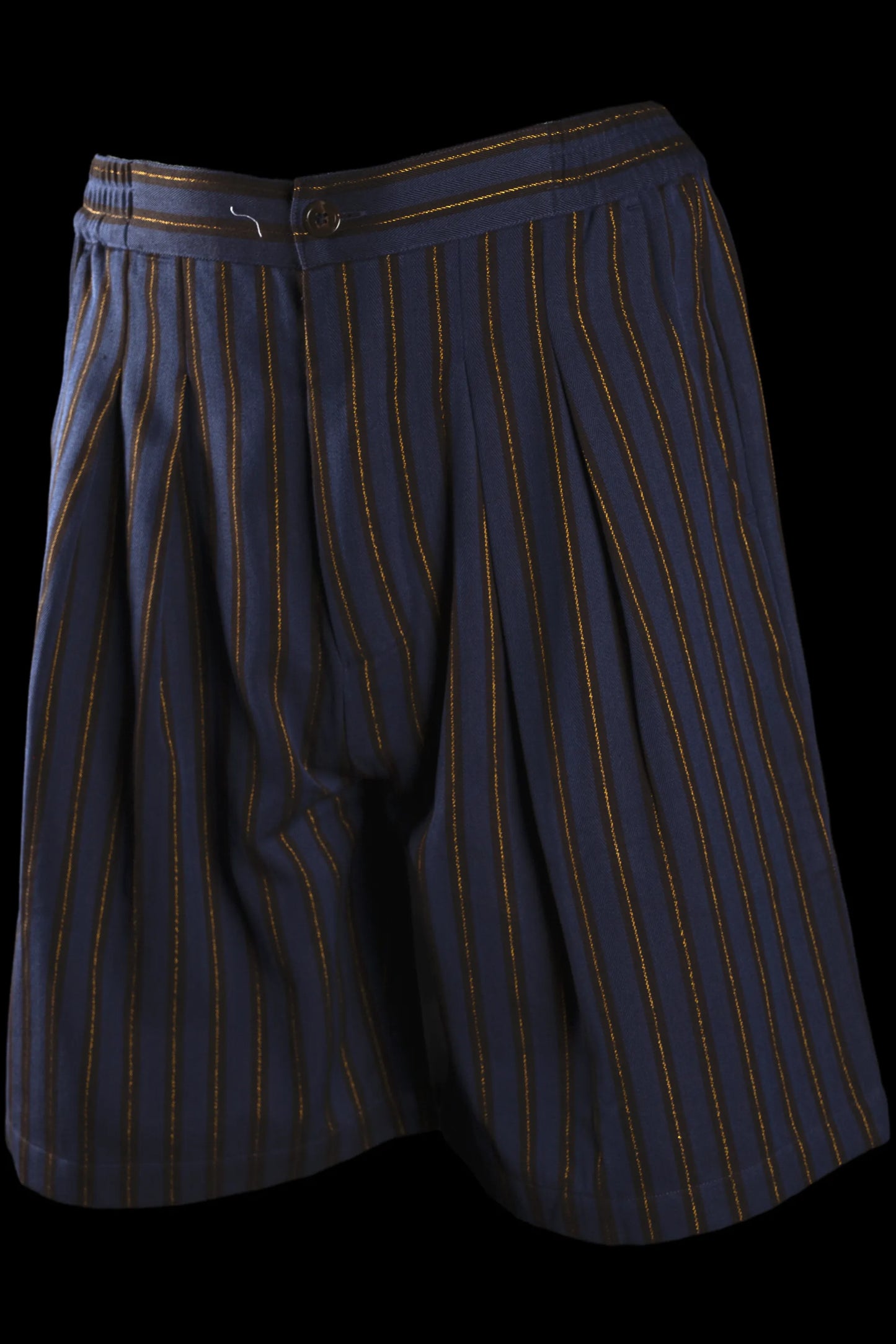 9186_PLEATED-SHORTS_NAVY-Mocha-gold