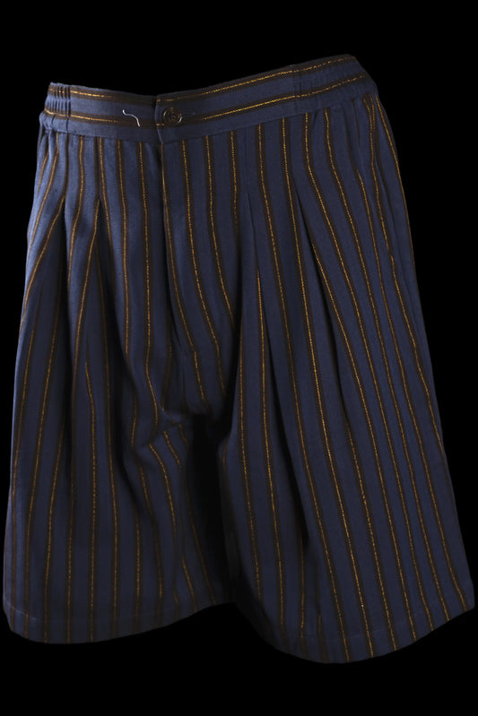 9186_PLEATED-SHORTS_NAVY-Mocha-gold