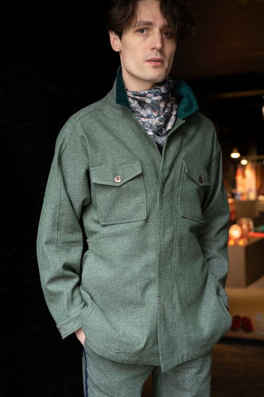 9203_WORK-JACKET_GREEN-Navy