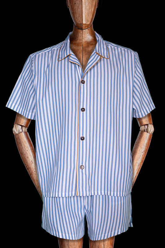 9119_PYJAMA-SET-SHORT_NATURAL-Blue-gold