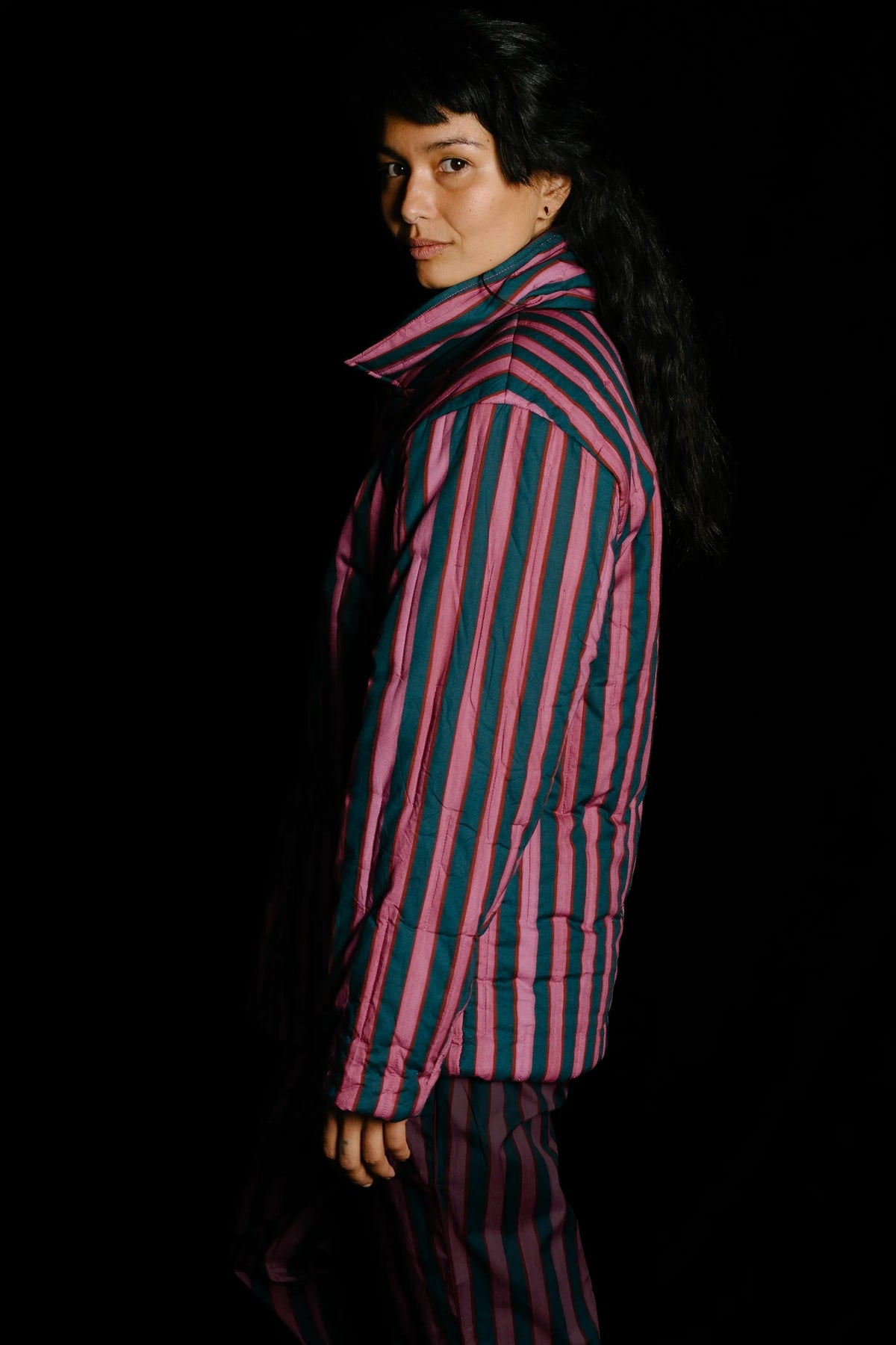 9206_HUSSAR-JACKET_PINK-Petrol-petrolᶠˡᵒʳᵃˡ-petrol