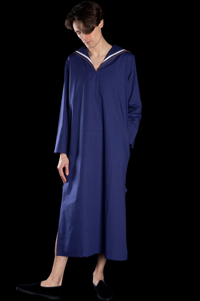 SAILOR-LONGSHIRT BLUE-White-gold ₈₈₆₉