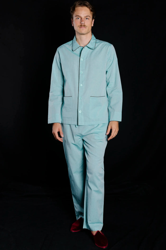 PYJAMA TURQUOISE-Bluesilver-chocolate ₉₂₃₉