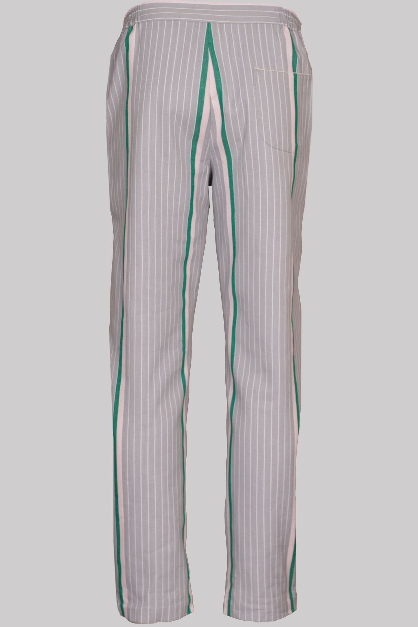 8799 BUTTON-TROUSERS GREY-Forestgreen-pink BACK