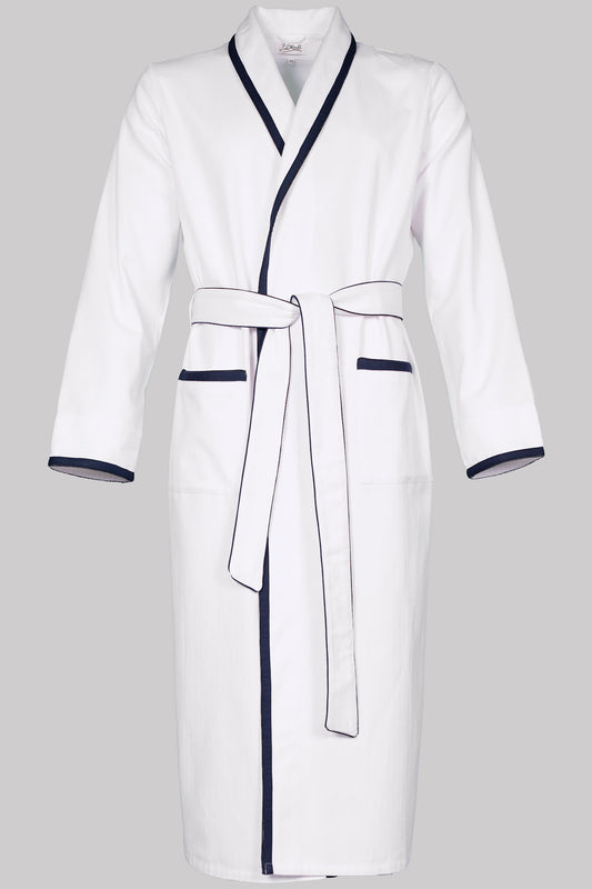 8810 DRESSING-GOWN WHITE-Navy-black