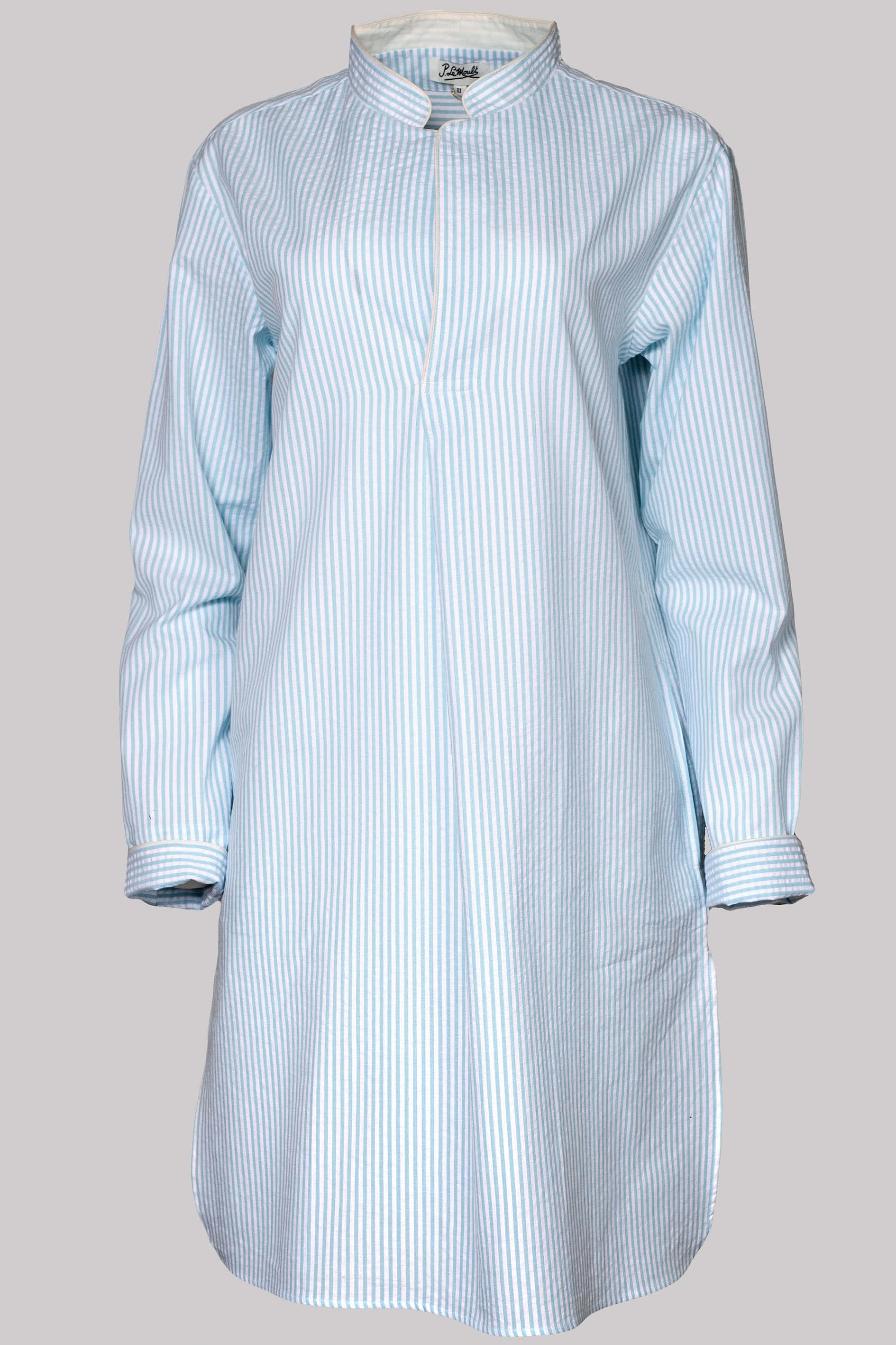 8846 NIGHT-SHIRT BLUE-White