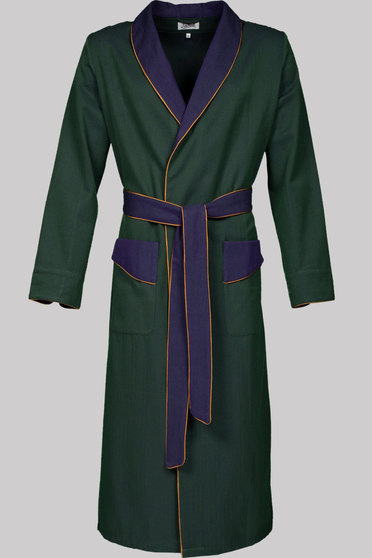 8990 DRESSING-GOWN PEACOCKGREEN-Peacockblue-gold