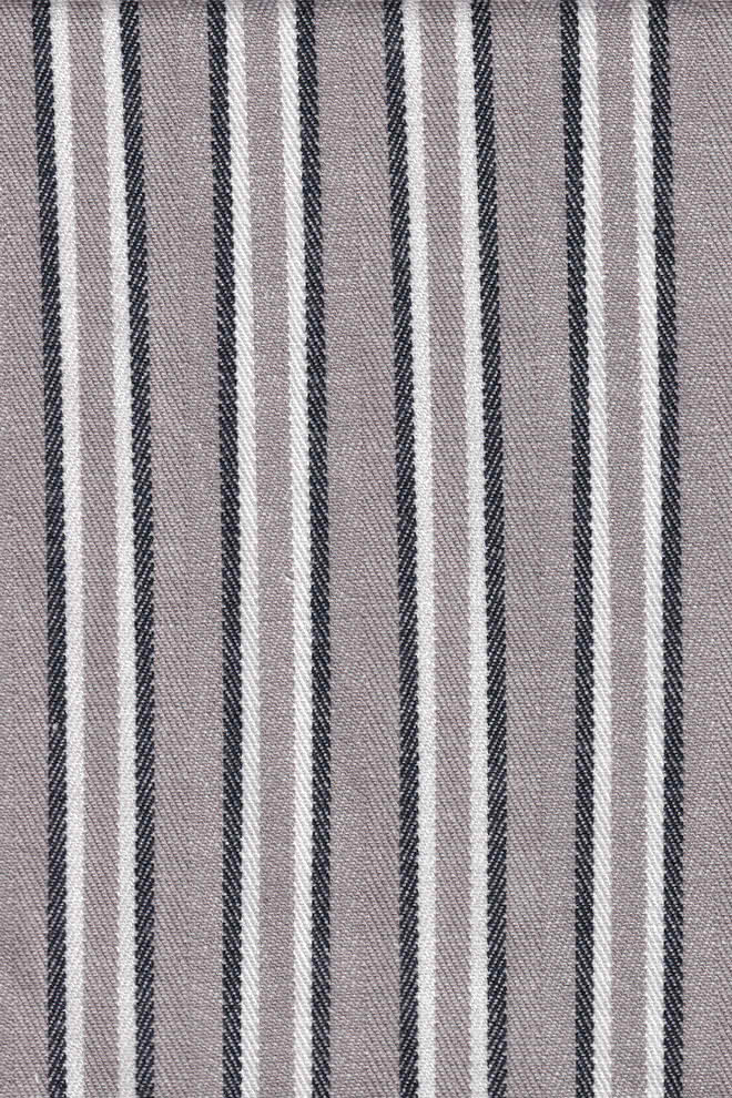 Herringbone-Thick Regimental-M-Stripes GREY-Black-white