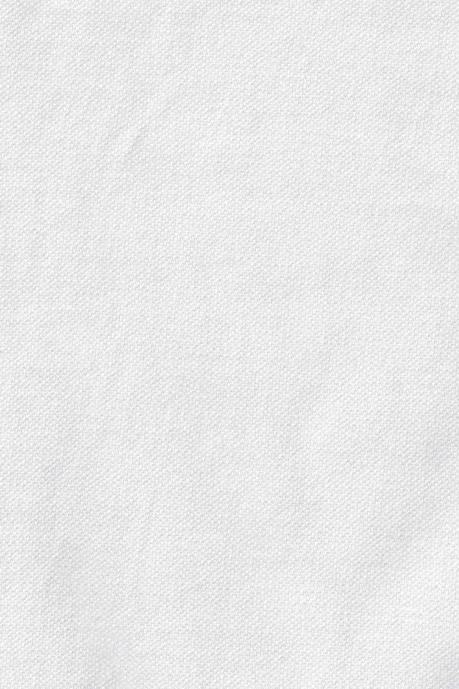 piqu%C3%A9-knit Plain WHITE